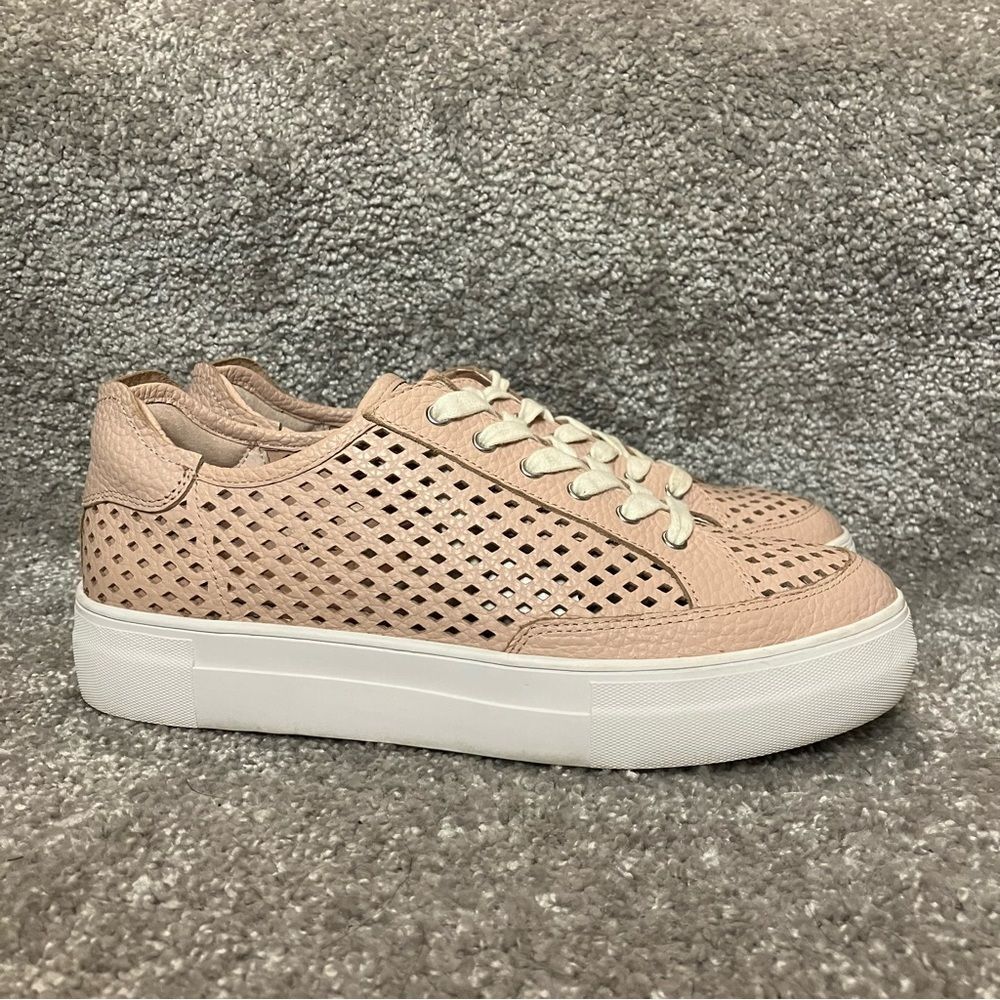 Vince Camuto Pink Perforated Sneakers